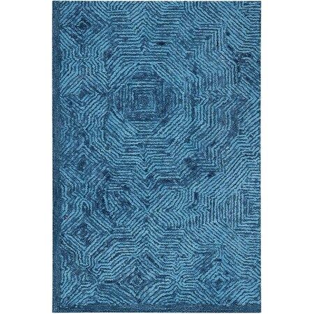 Safavieh 4 x 6 ft. Ikat Handmade Wool Area Rug, Dark Blue IKT506N-4